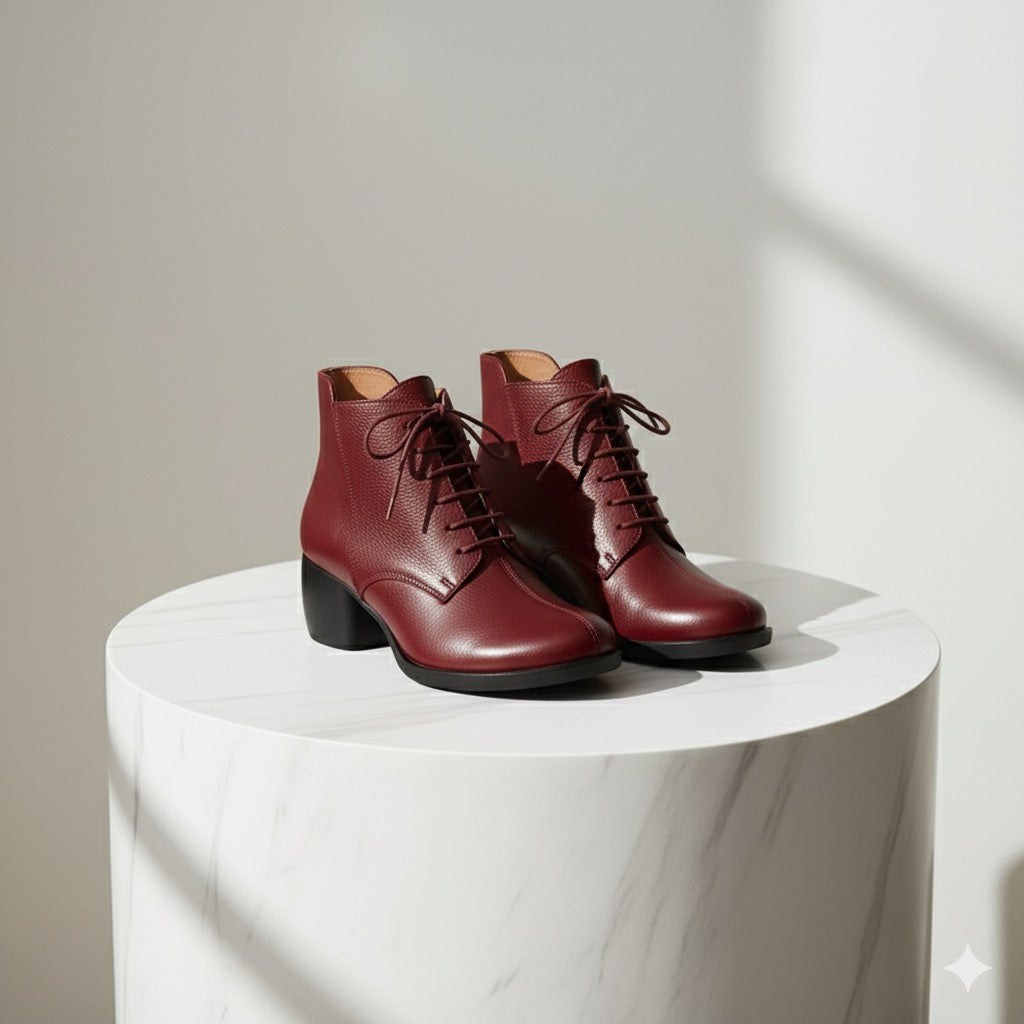 Vintage Leather Ankle Boots — Iconic Minimalist Luxury