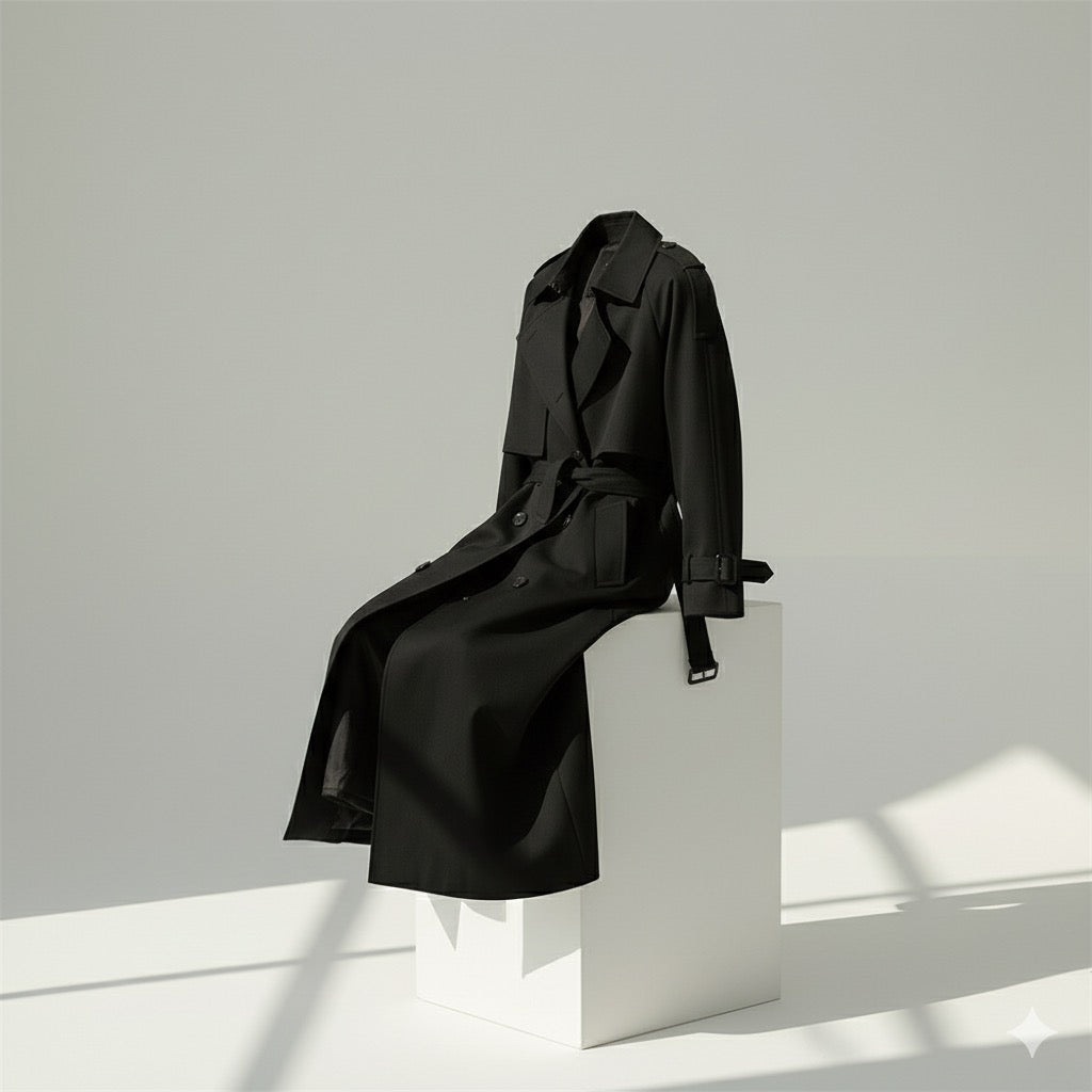 Timeless Women’s Trench Coat — Minimalist British Elegance
