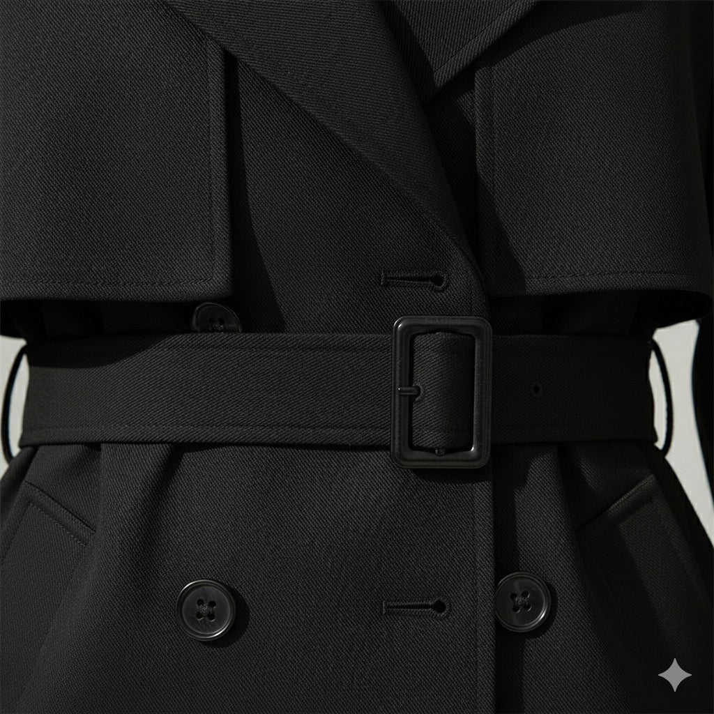 Timeless Women’s Trench Coat — Minimalist British Elegance