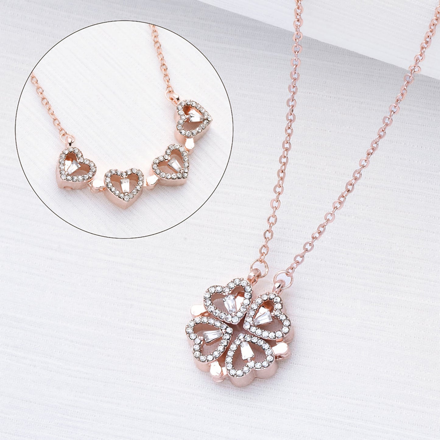 Eternal Clover Necklace — Timeless Symbol of Love & Elegance