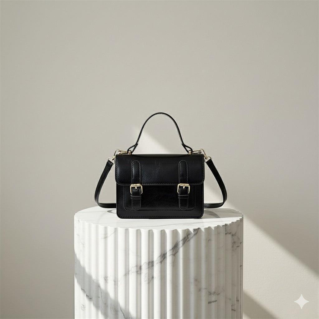 Exclusive leather crossbody bag – timeless elegance for every occasion.