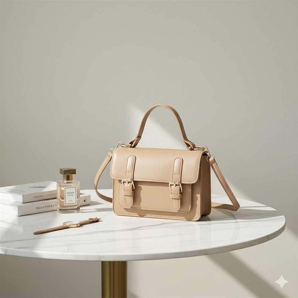 Exclusive leather crossbody bag – timeless elegance for every occasion.