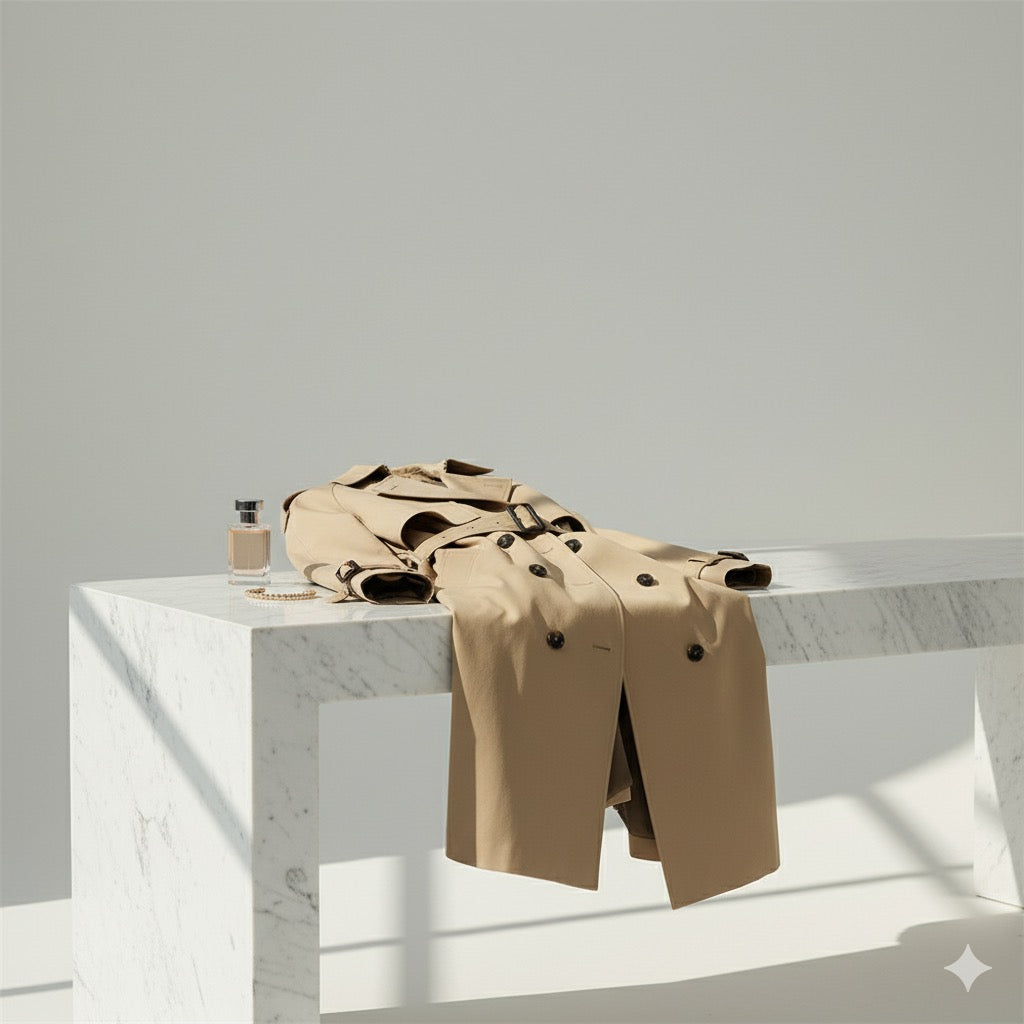 Timeless Women’s Trench Coat — Minimalist British Elegance
