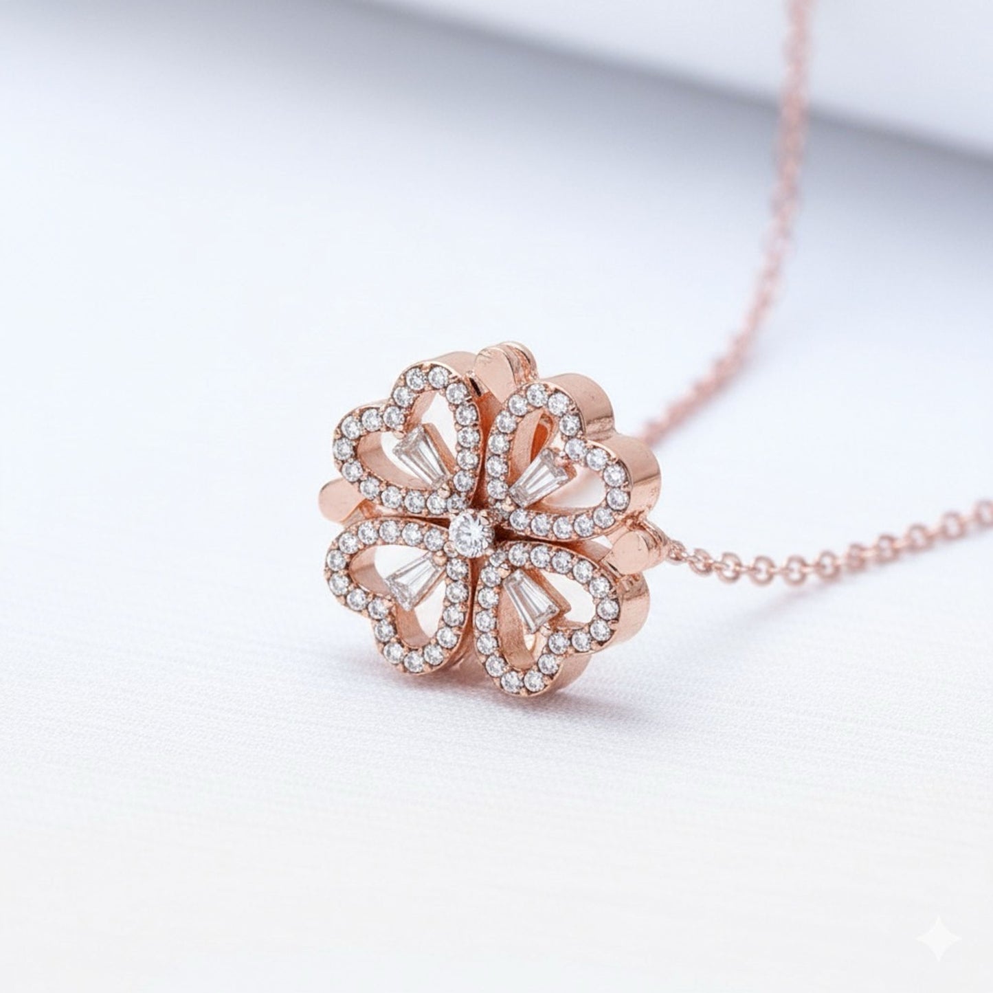 Eternal Clover Necklace — Timeless Symbol of Love & Elegance